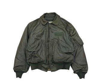 Vintage Bomber Military Jacket Type Cwu45p Jacket