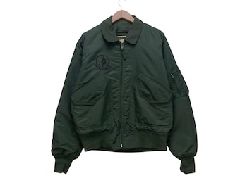 Vintage Cwu 45p Military Bomber Jacket
