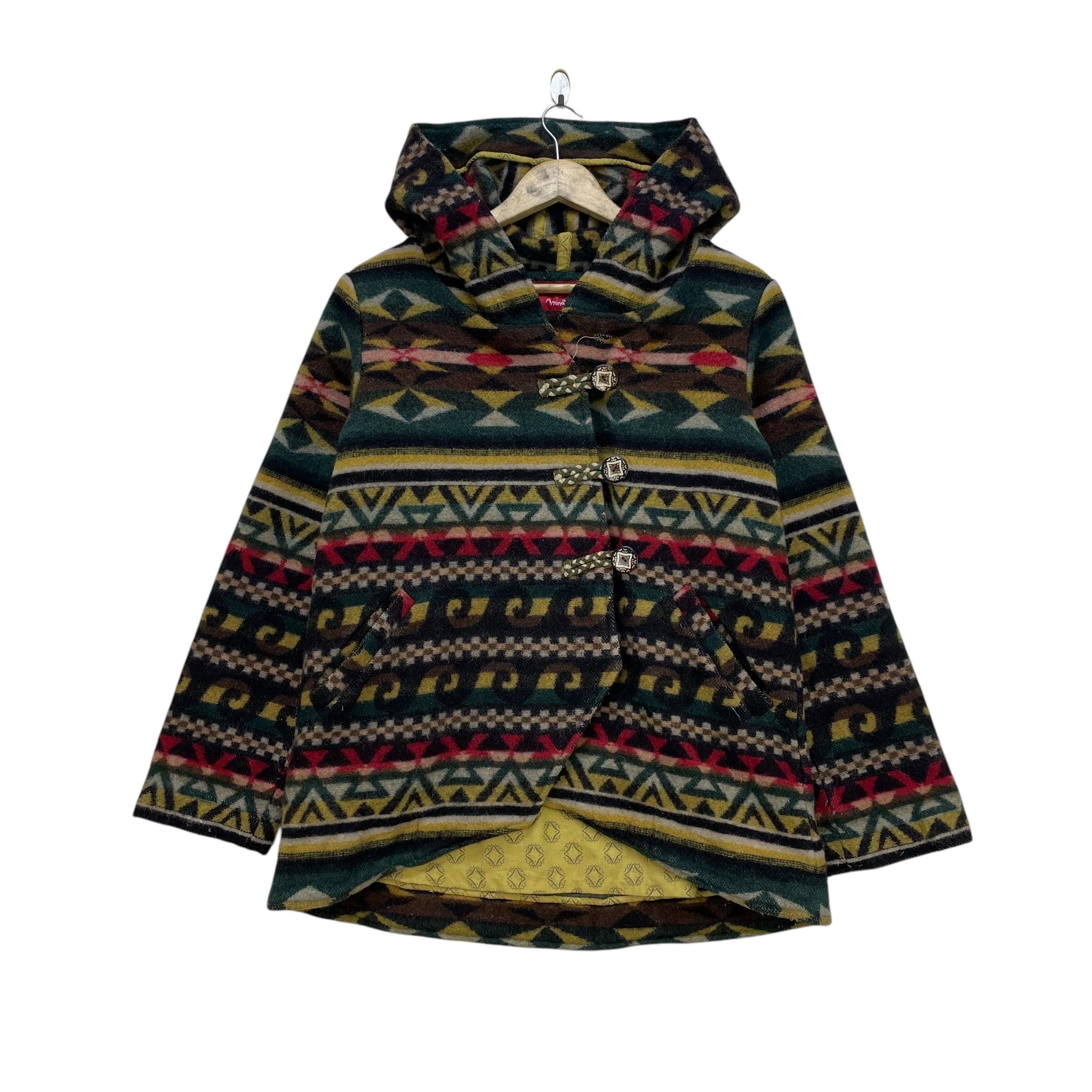 Vintage 90s Amina Navajo Native Hooded Jacket - Etsy