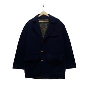 Vintage Lanvin Paris For Men Double Collar Jacket