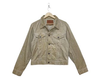 Vintage 90s: Levi's Corduroy Trucker Jacket - 70500 - Purple Color