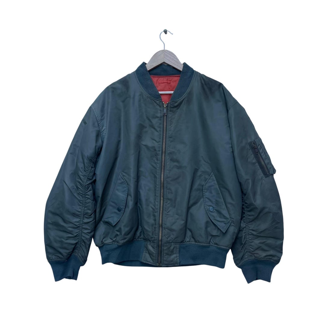 Vintage Japanese Brand Uniqlo Bomber Ma 1 Flayers Jacket Size