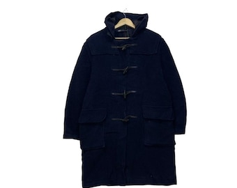 Vintage 1990s 100% Wool Gloverall Duffle Coat Made in England