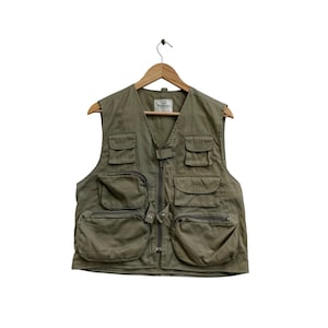 Vintage 90er Jahre Super Possum Allround-Angler-Weste Taktische Multi-Pocket-Weste-Jacke