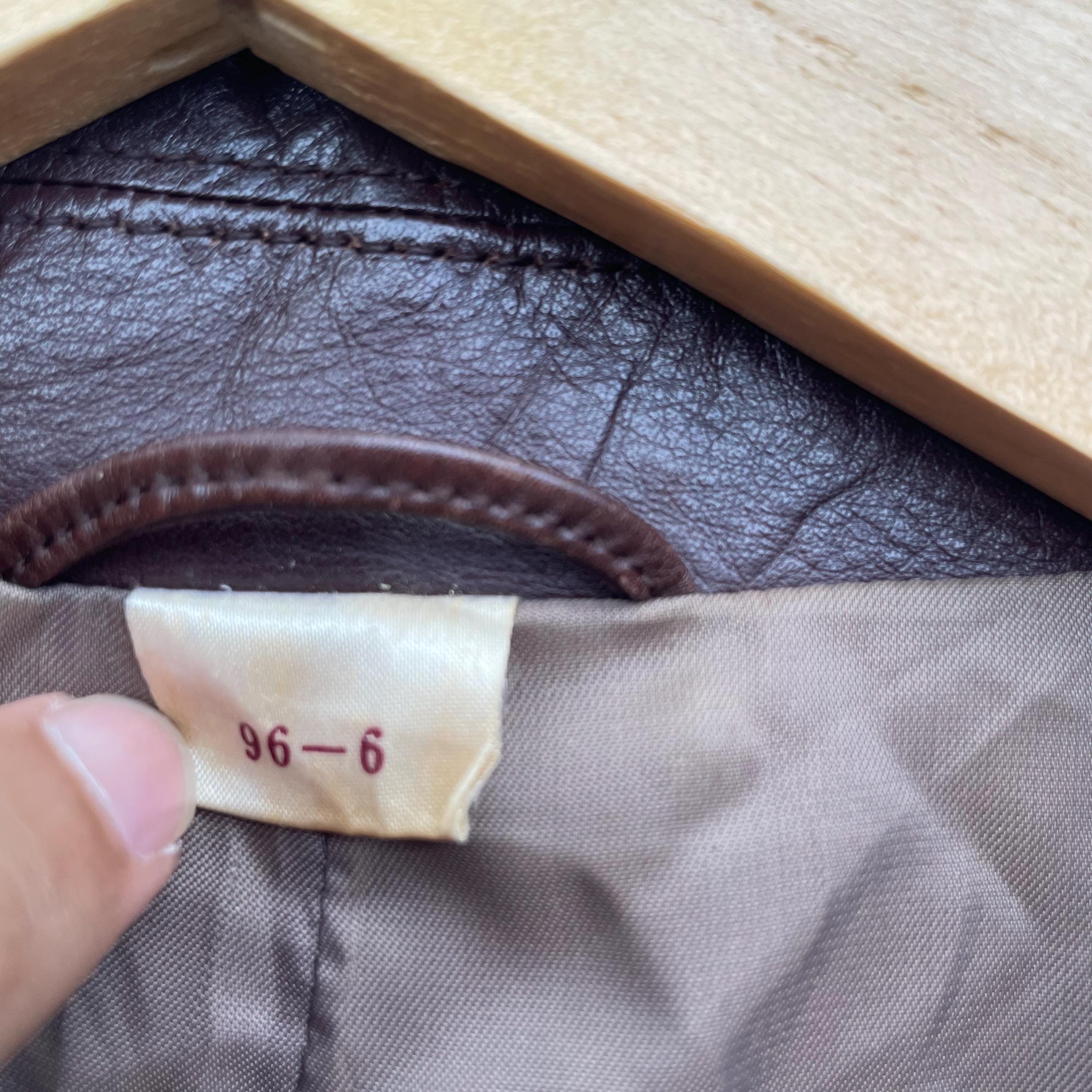 Vintage Japanese Brand Intermezzo Durban Leather Jacket - Etsy