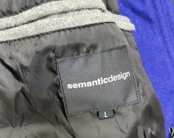 Japanese Brand Semantic Design Jacket - Etsy