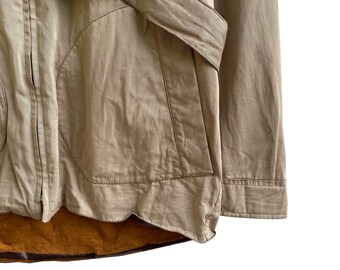 Authentic Trashed Miu Miu Type Military Parka Belted Wax Jacket - Etsy
