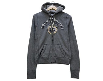 Abercrombie and Fitch Vintage Distressed Olive Green AF92 Thermal