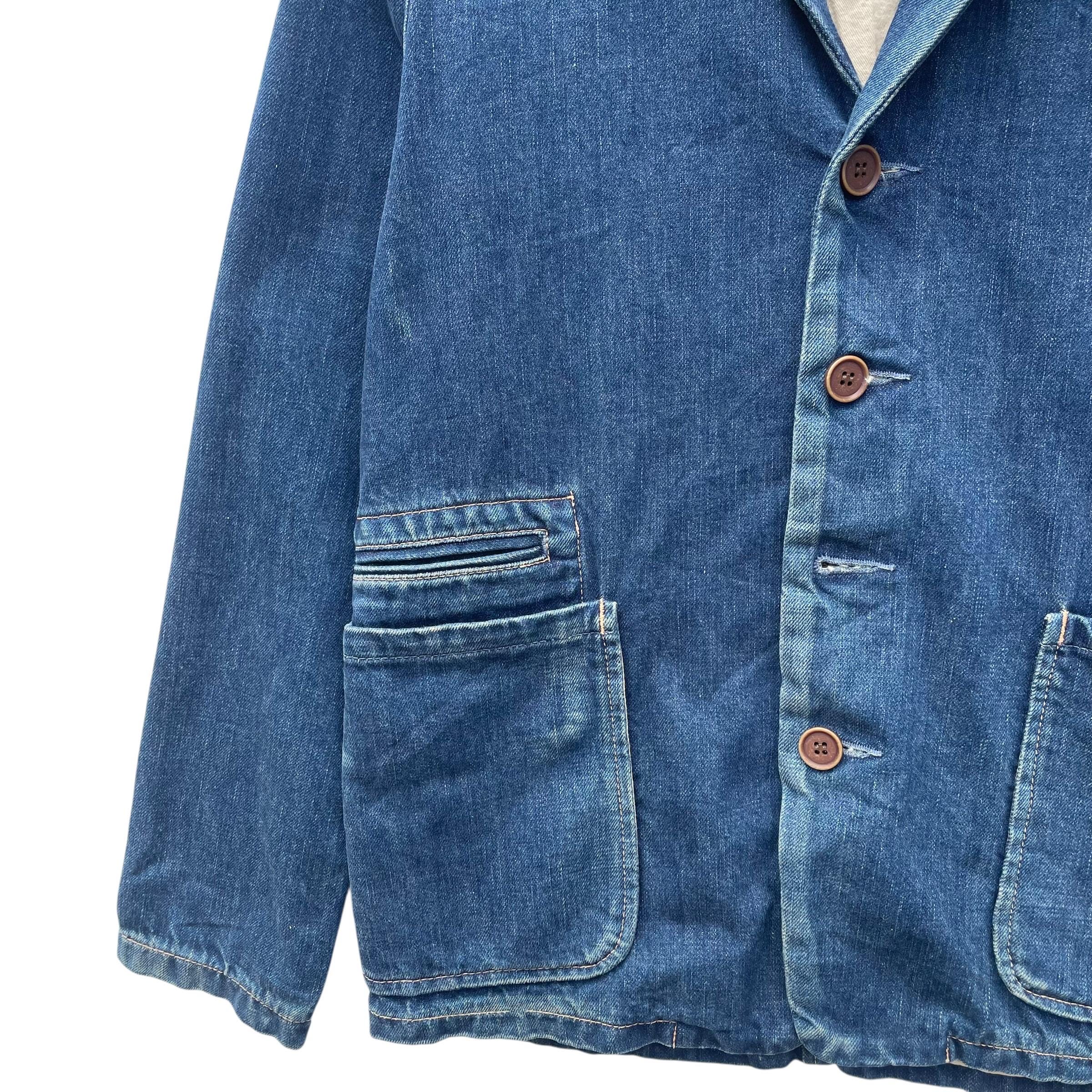 Vintage Omnigod Indigo Denim Workear Jacket - Etsy