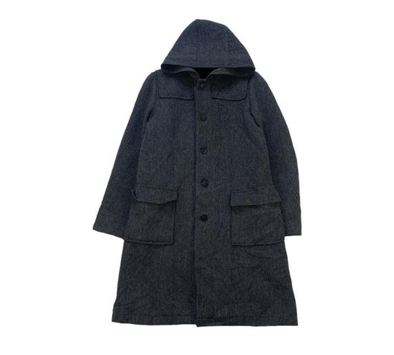 A.P.C., Vintage Apc Herringbone Hooded Jacket