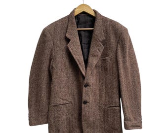 Vintage Harris Tweed x Grass Men’s Jun Saito Herringbone Jacket
