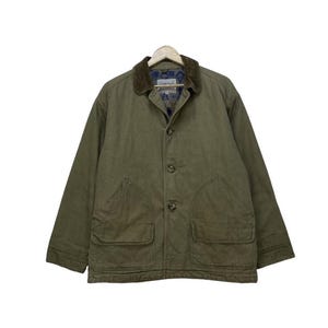 Vintage 90er Jahre Lincoln Workwear Chore Native Lining Warme Jacke/Vintage Jagdjacke