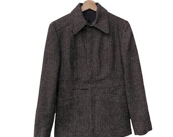 Vintage Ined Japanese Brand Casual Wool Jacket