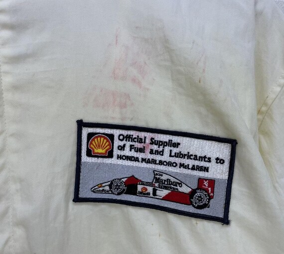 n*6様 HONDA Marlboro McLaren ジャンパー LLサイズ Vintage Shell Formula One Supplier Lubricant to Honda Marlboro