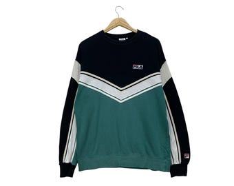 Vintage Fila Multi Farbe Pullover Sweatshirt