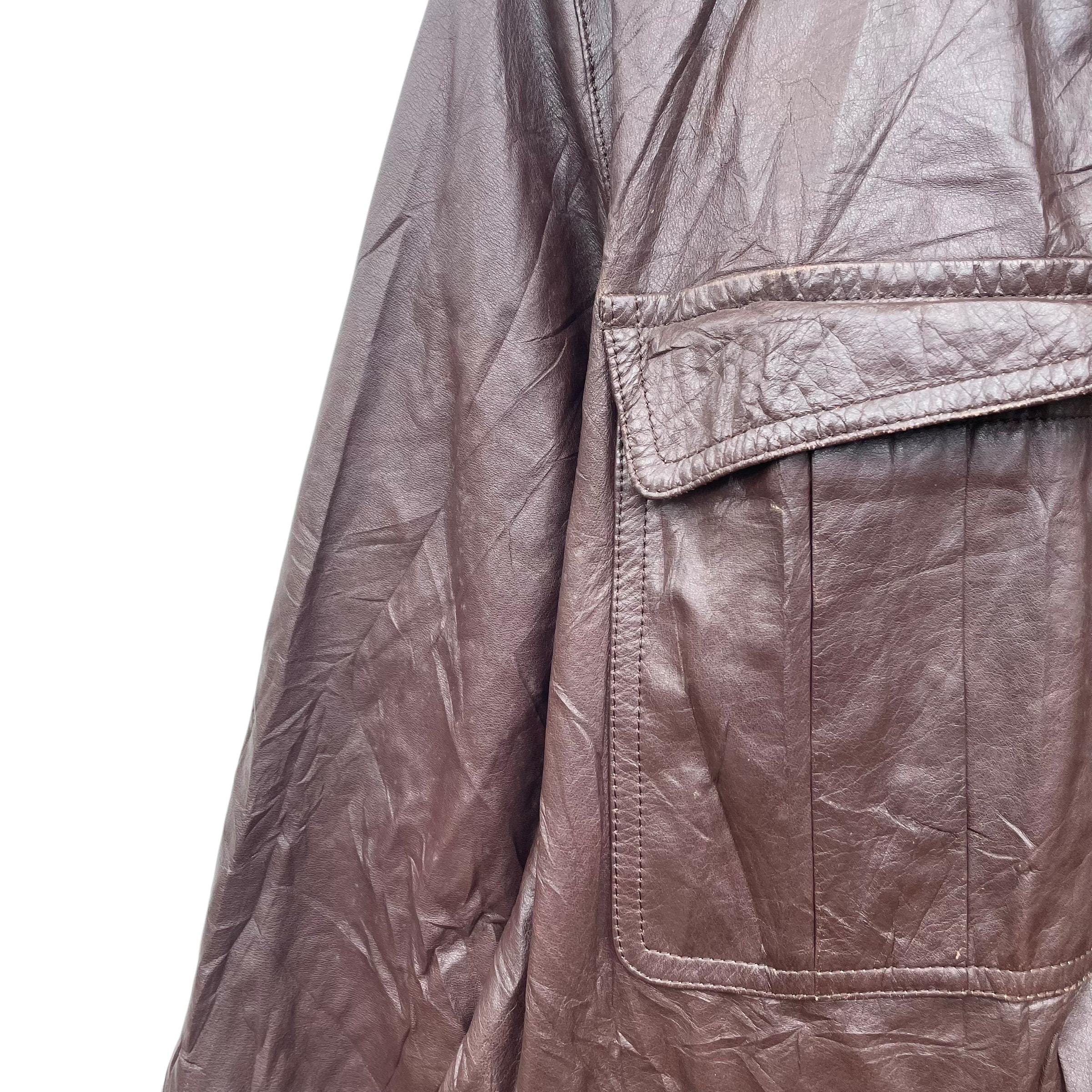 Vintage Japanese Brand Intermezzo Durban Leather Jacket - Etsy Israel