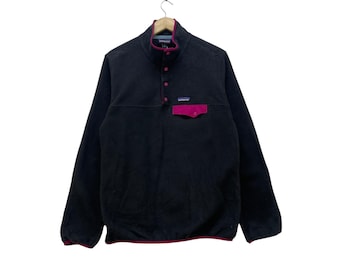 Vintage Patagonia Synchilla Half Snap Button Fleece Single Pocket