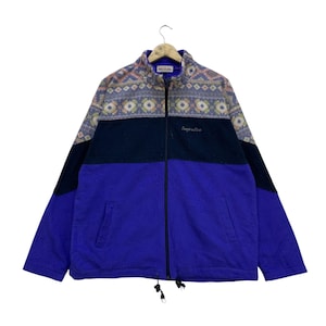 Vintage Impulse Multi Color Fleece Jacket