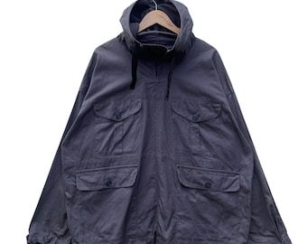 Vintage herr Bigi parka i militärstil