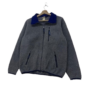 Vintage Ll Bean Fleece Fully Zipper Up Jacket