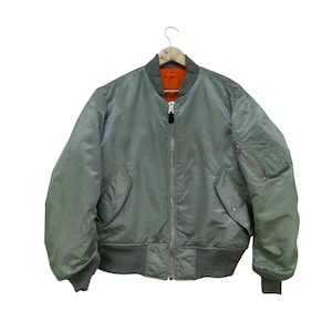 Vintage Pract Studio Explorer Bomber Ma 1 Flying  Immediately Flight Jacket Size Medium