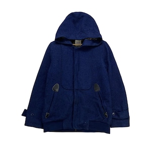 Japanese Brand Ne Net Issey Miyake Hooded Tweed Jacket