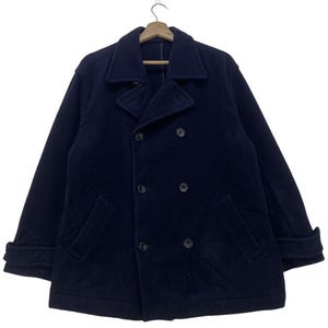 Vintage J Press Double Collar Wool Coat Jacket Size Medium