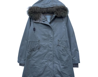 1950s US Army M-1951 Fishtail Parka: Distressed Military Chore