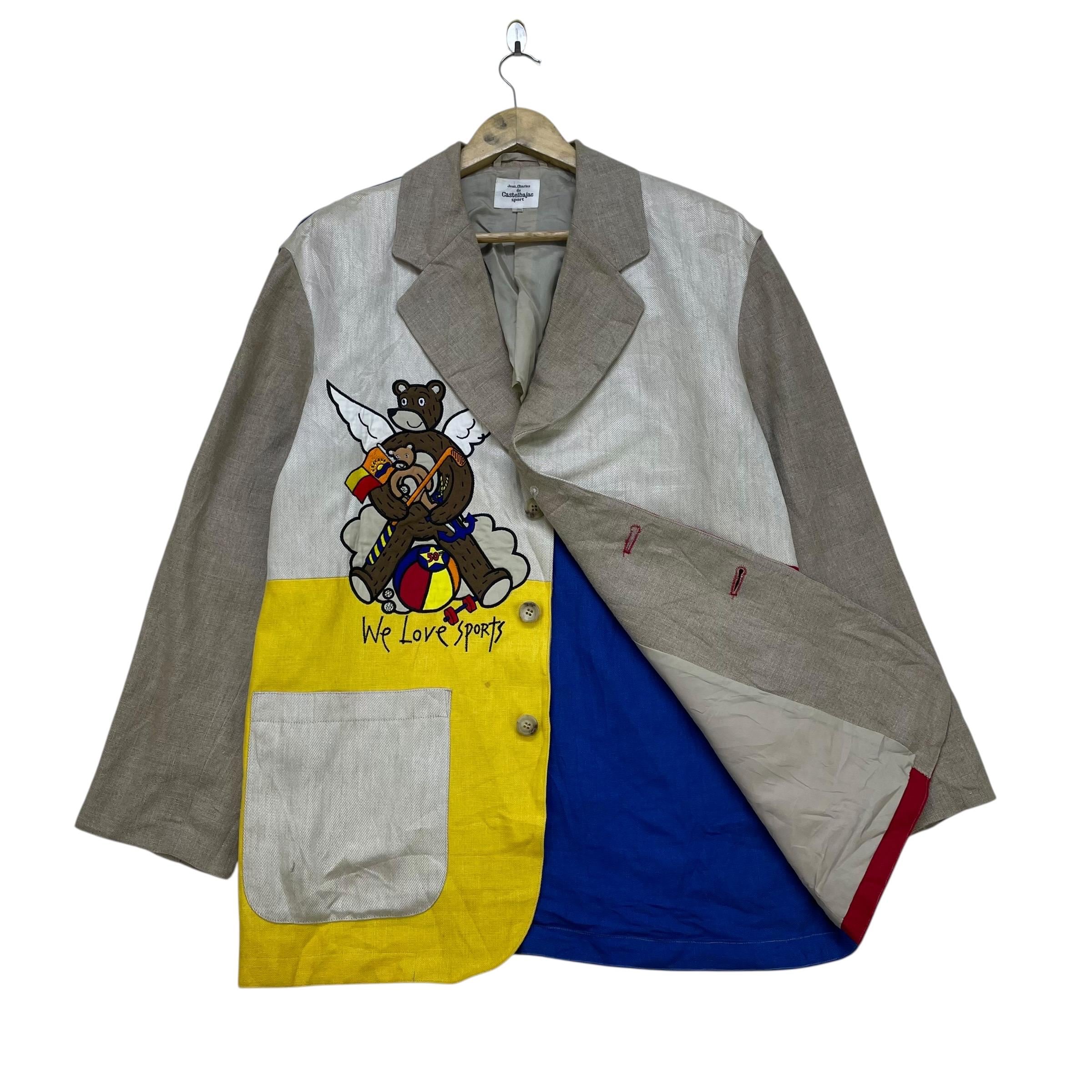 Vintage Jean Charles De Castelbajac Colour Block Jacket - Etsy