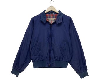 大人 可愛い 服  Vintage Original 70s Baracuta G9 Navy Blue Harrington Jacket ジャケット・アウター