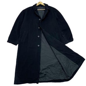 Vintage 90s Giorgio Armani Wool Long Coat Jacket - Etsy