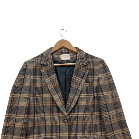 Vintage Pendleton Checked Jacket Made In Usa - image 3