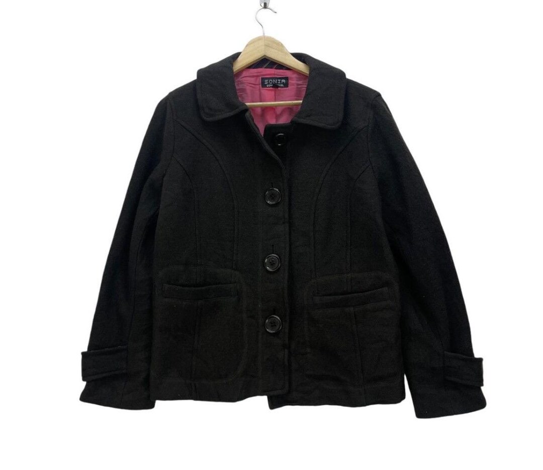 Vintage Sonia Rykiel Black Jacket Size 46 - Etsy Canada