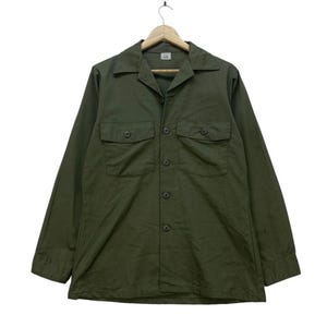 Vintage Utility Shirt Army Jacket Type Og 507 Shirt Jacket