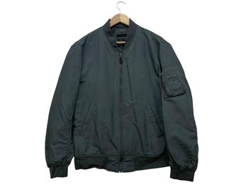 Vintage Uniqlo Bomber Ma-1 Jacket - Etsy