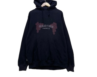 Vintage Avirex Pullover Hooded Sweater Navy