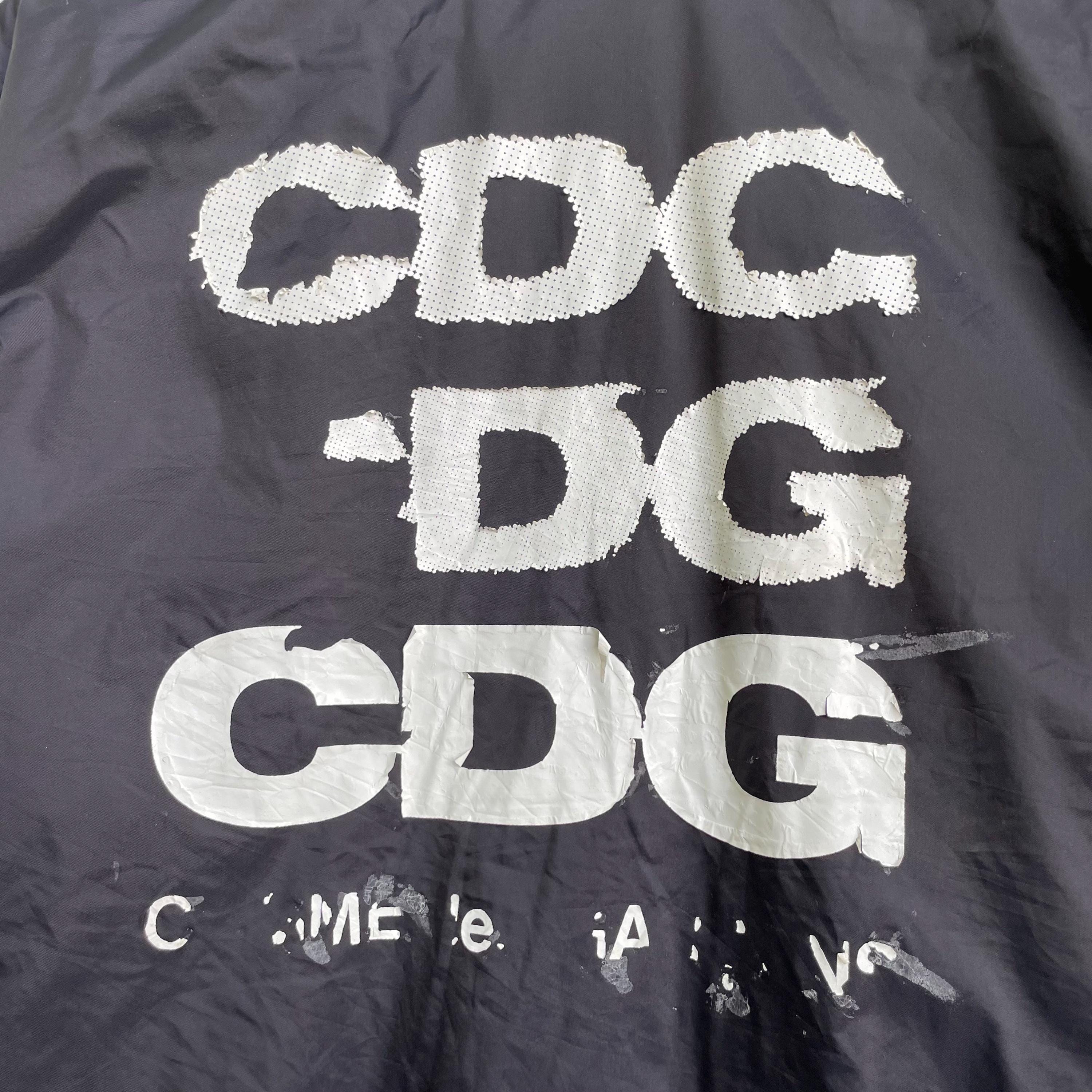 Vintage Cdg Comme Des Garcons Spell Out Big Logo Coach Jacket