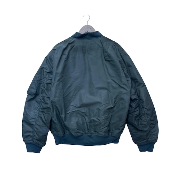 〜90's UNIQLO MA1 Bomber Jacket Vintage Uniqlo MA-1 Bomber Jacket Japanese Brand Military