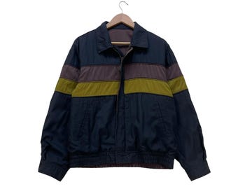 Vintage Japanese Brand Reversible Bomber Jacket