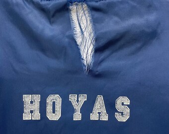 Vintage 90s Georgetown Hoyas Big Logo Bulldog Reversible Jacket