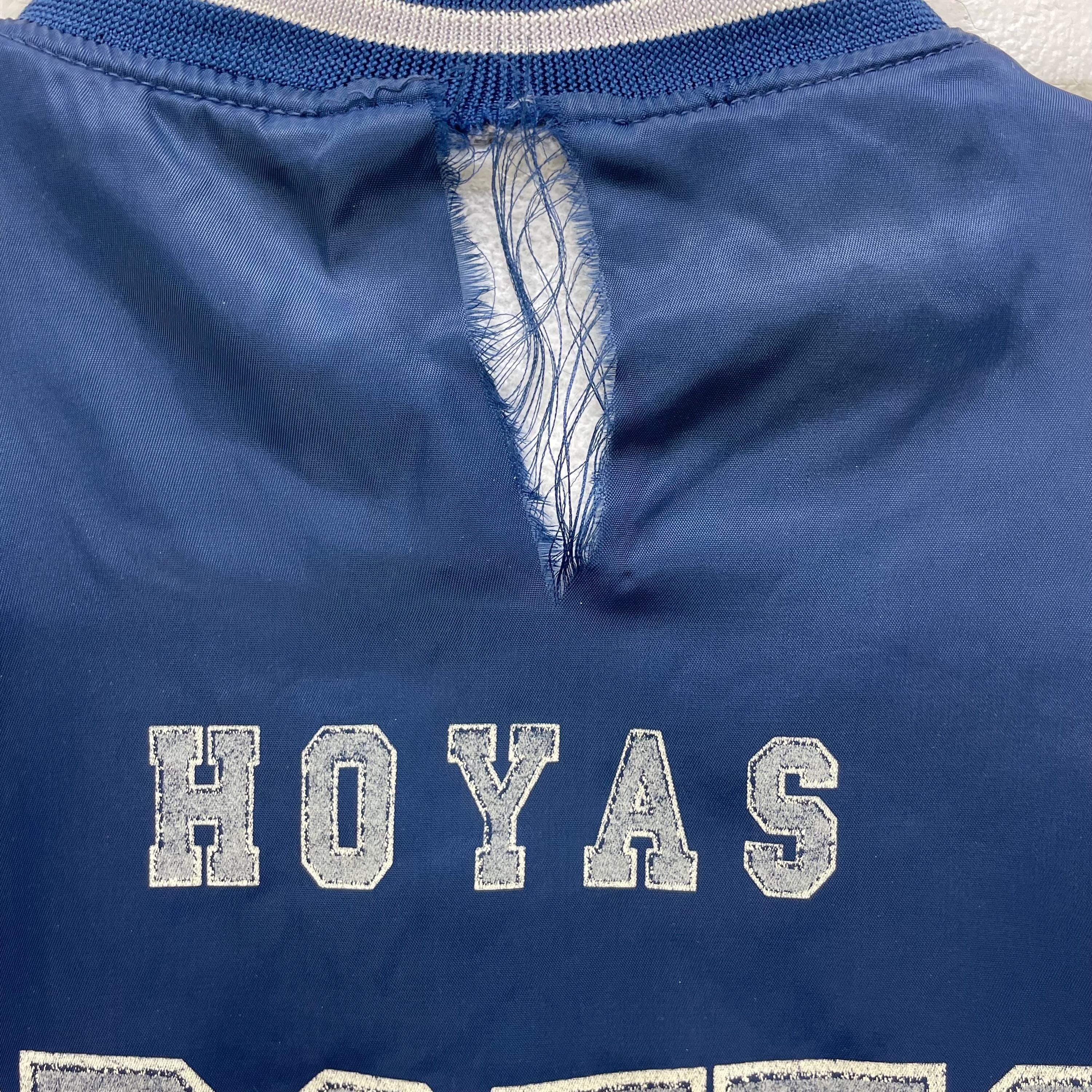 Vintage 90s Georgetown Hoyas Big Logo Bulldog Reversible Jacket
