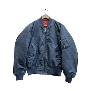 Vintage Air Force Jacket Type Ma 1 Bomber Flight Jacket
