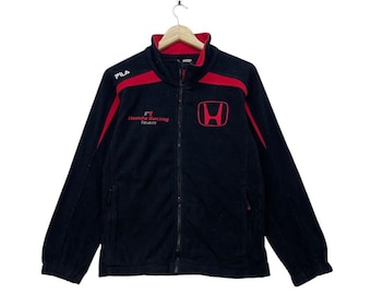 Vintage90s Honda Racing F1 Team Blue Jacket Large Honda Racing