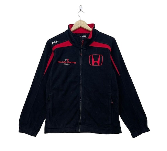 Vintage Honda F 1 Racing Team Fleece Jacket - Etsy Vintage Honda F 1 Racing Team Fleece Jacket - Etsy