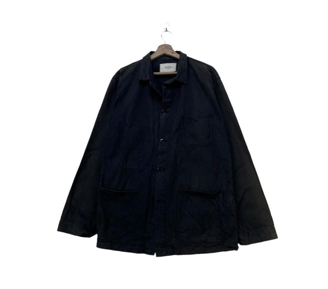 ジャケット・アウター 1997aw ZUCCa leather chore jacket BLK 1997aw ZUCCa leather chore jacket BLK Vintage Faded Zucca Travaail