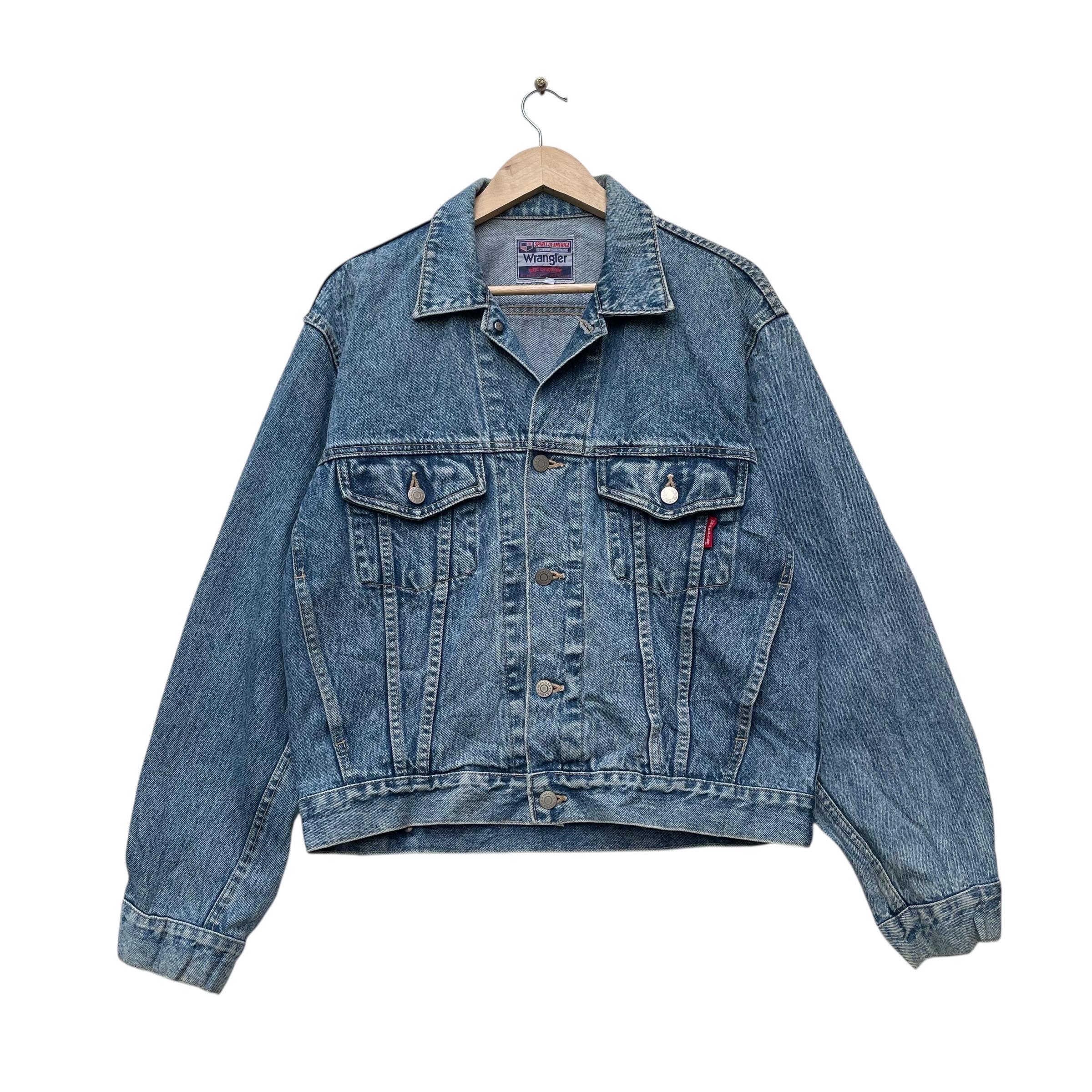 Vintage Wrangler Spirit of America Trucker Denim Jacket - Etsy