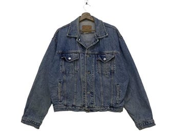 ヴィンテージ GAP デニムジャケット M 90年代 トラッカー USA製 ブルー