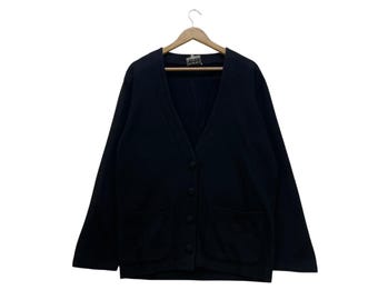 Vintage Norma Kamali Black Cardigan Jacket