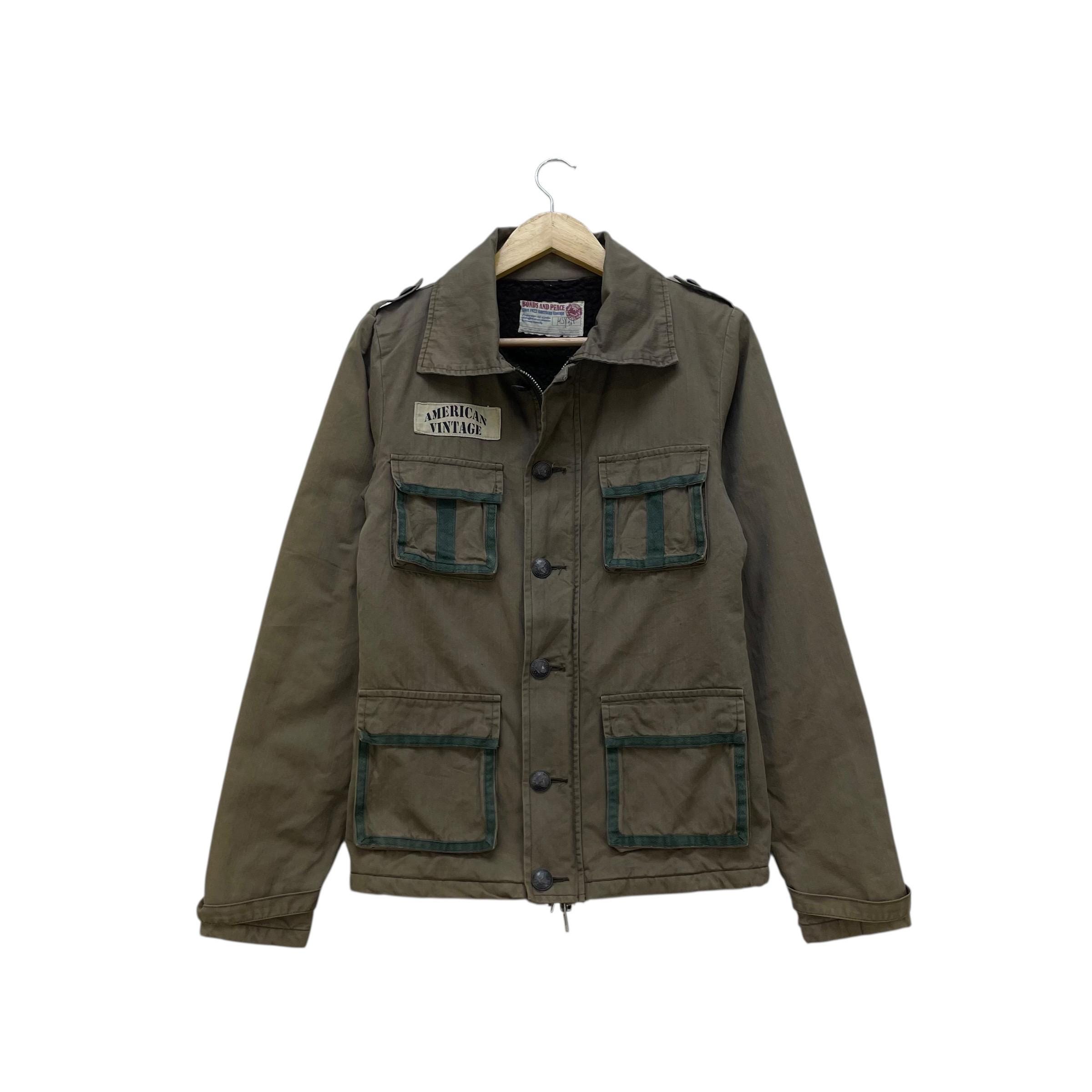 Vintage Japanese Brand Bond Peace Usaf Military Style Jacket - Etsy