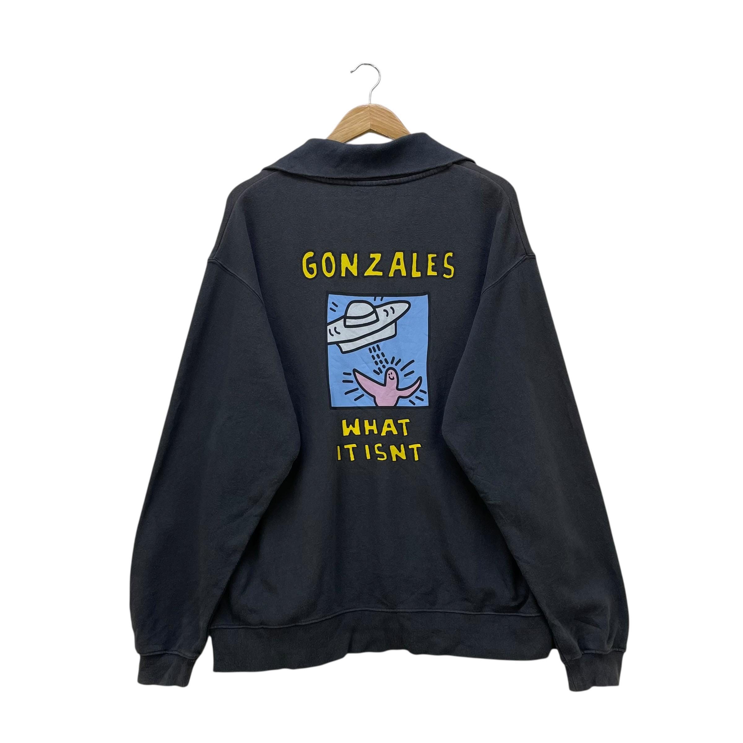 Mark Gonzales Art Half Zip Nice Graphic Pullover - Etsy
